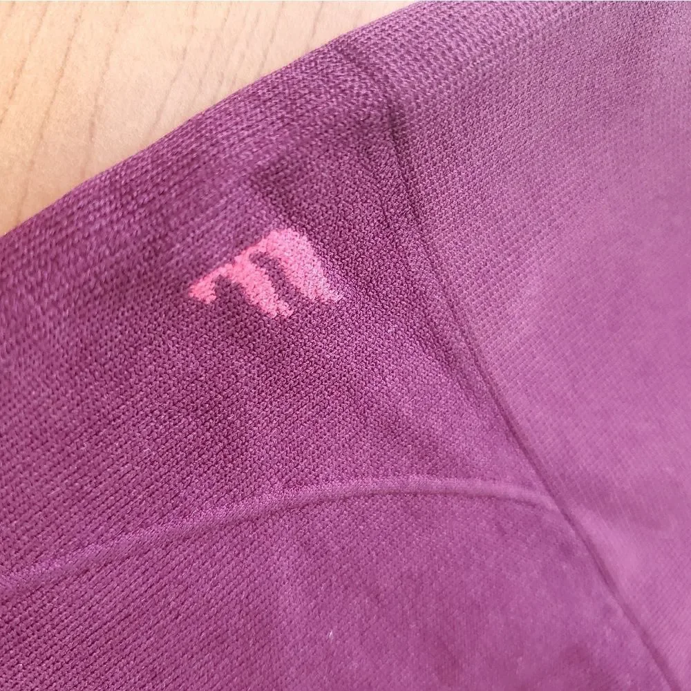 Fabletics purple ruched leggings - Picture 2 of 5